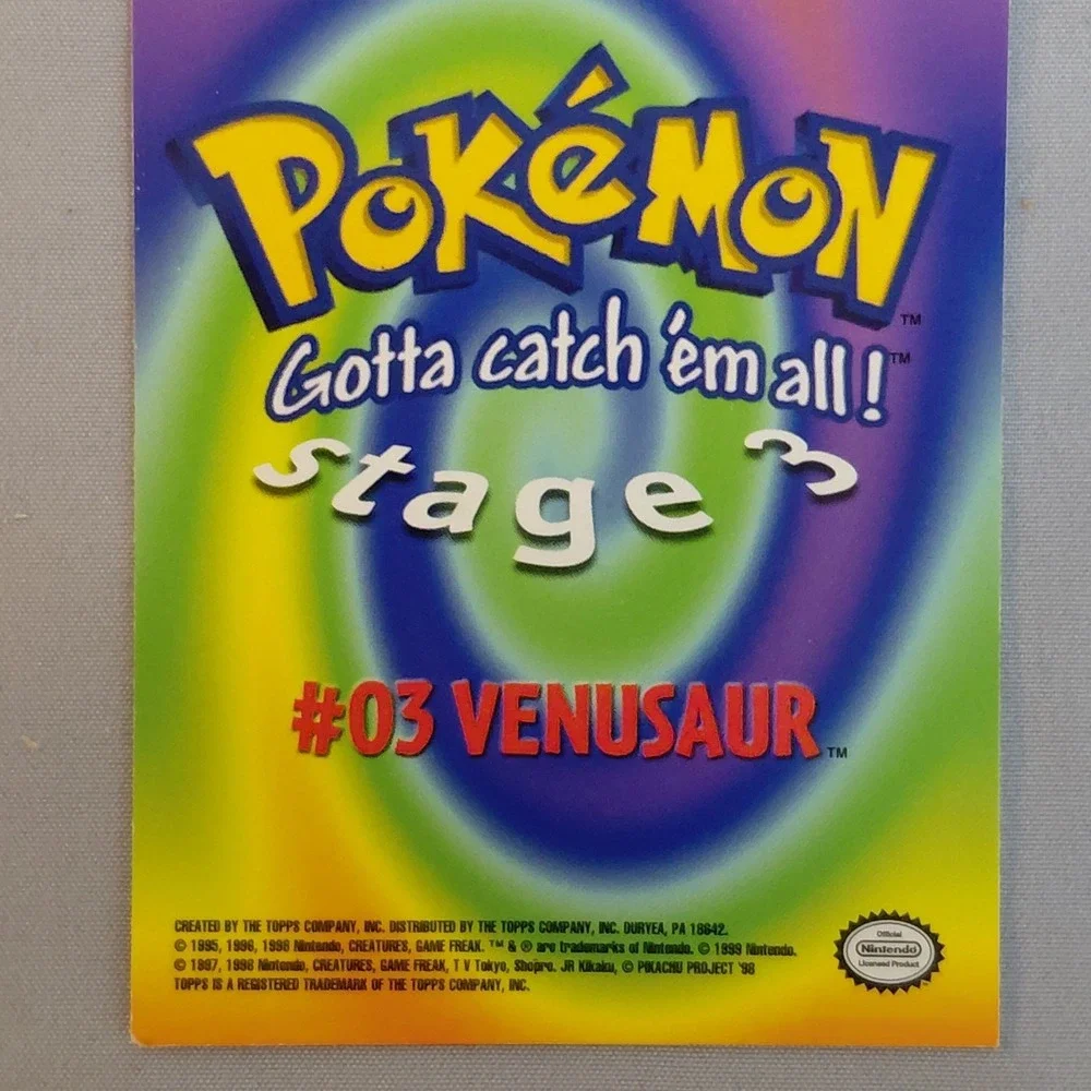 1999 Topps Pokemon First Movie LOT Dragonair E11 Ivysaur E2 Venusaur E3 Vintage